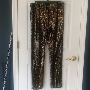 Sequined pants